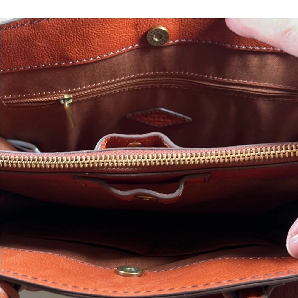 Fossil Women’s Skylar Leather Shoulder/Satchel/Handbag - Picture 6 of 8
